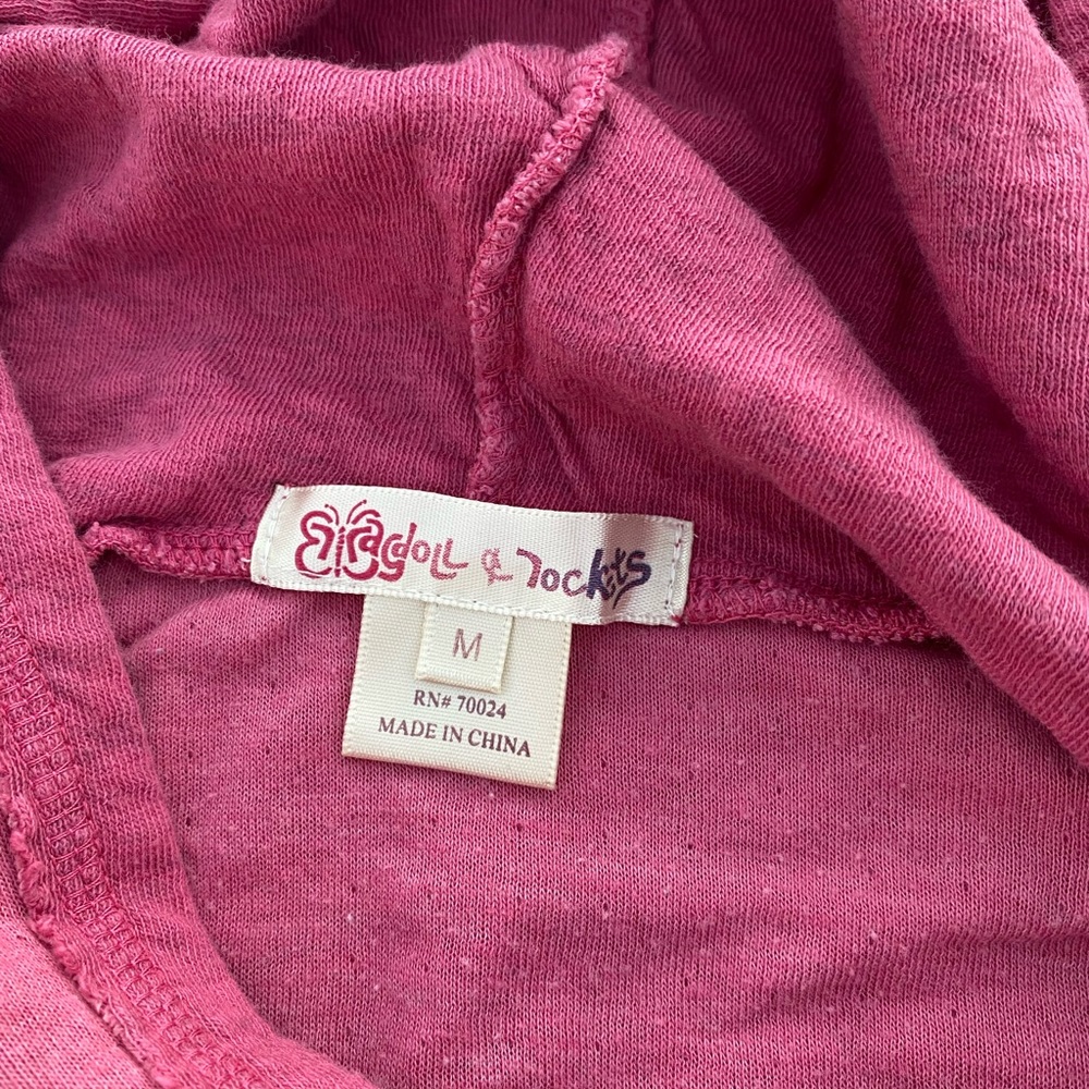 Like new! Ragdoll & Rockets Raspberry Hoodie - Picture 3 of 9